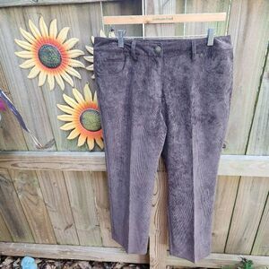 New Directions Brown Courderoy Pants Women's 12 Petite Like New